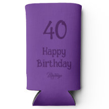 40e verjaardag Elegant paars cadeau voor vrouwen