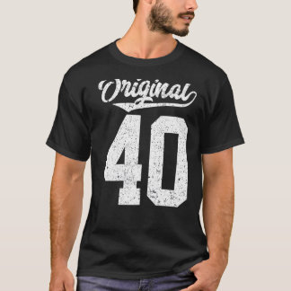 40e verjaardag en 40e verjaardag t-shirt