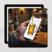 40e verjaardag feest bier Mok Kaart (Voorkant / Achterkant)