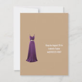 40e verjaardag flat uitnodiging (Achterkant)