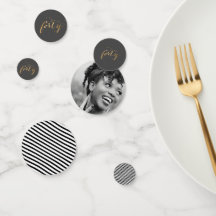 40e verjaardag Foto Black White Gold Party