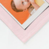 40e verjaardag Foto collage mammie vlinderbak Fleece Deken (Hoek)