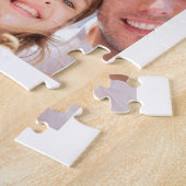 40e verjaardag foto collage vrouw wit legpuzzel (Zijkant)