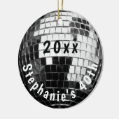40e verjaardag Foto Disco Ball Keepomwille Keramisch Ornament (Links)