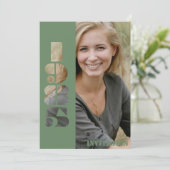 40e verjaardag foto geboren 1985 Uitnodiging (Staand voorkant)