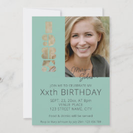 40e verjaardag foto geboren in 1985 blauwgroen bla kaart