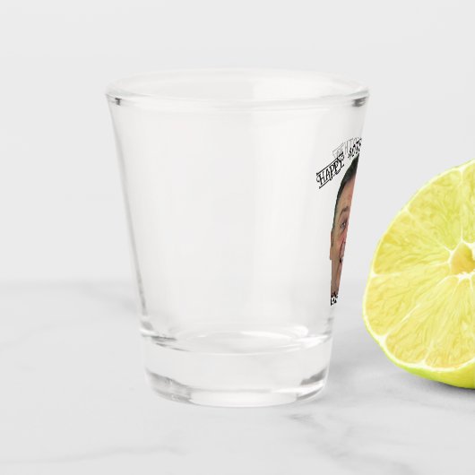 40e verjaardag foto gepersonaliseerde shot glas ca (Links)