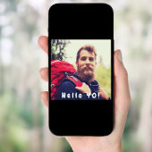 40e verjaardag foto hallo 40 man zwart kaart