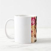 40e verjaardag foto hallo 40 vrouw koffiemok (Links)