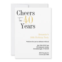 40e verjaardag gejuich voor 40 jaar Minimal Party