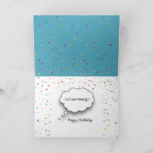 40e verjaardag Gele Speelgoed eend met eendje Kaart (Binnen)