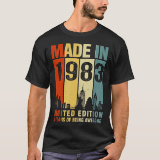 40e verjaardag, gemaakt in 1983, beperkte uitgave  t-shirt