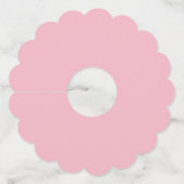 40e verjaardag gepersonaliseerd met ballonnen wijnglaslabel (Achterkant)