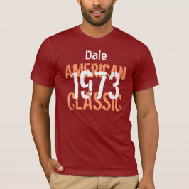 40e verjaardag Gift 1973 American Classic V204 T-shirt