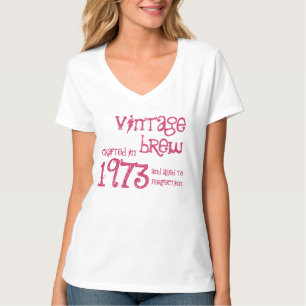 40e verjaardag Gift 1973 Brew T-shirt