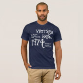 40e verjaardag Gift 1974  Brew V05 T-shirt (Voorkant volledig)