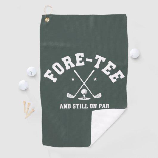 40e verjaardag golf 40e verjaardag cadeau golfen golfhanddoek (Insitu)