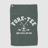 40e verjaardag golf 40e verjaardag cadeau golfen golfhanddoek (Voorkant)