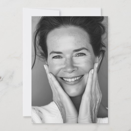 40e verjaardag Gouden Glitter & Black Party Kaart (Achterkant)