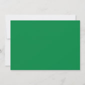 40e verjaardag groen en goud glitters kaart (Achterkant)