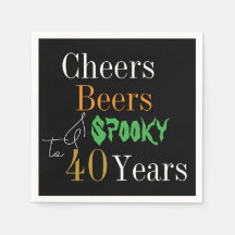 40e verjaardag Halloween Cheers Beers Spooky Party