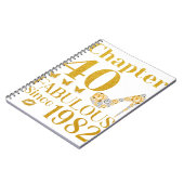 40e verjaardag, hoofdstuk 40, verbazingwekkend sin notitieboek (Linkerzijde)