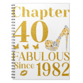 40e verjaardag, hoofdstuk 40, verbazingwekkend sin notitieboek (Voorkant)