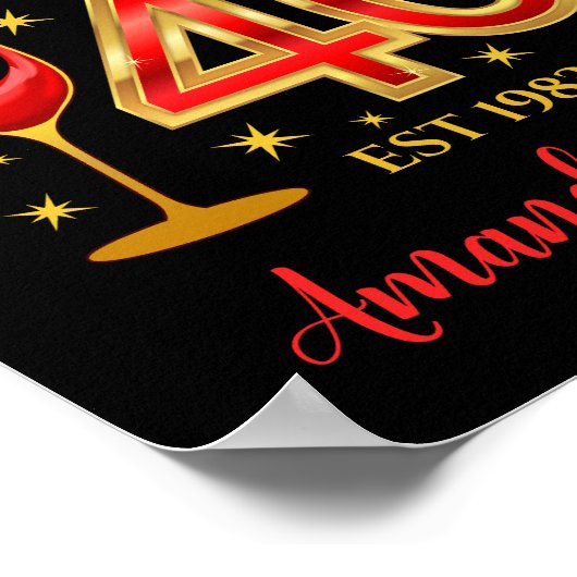 40e verjaardag, hoofdstuk 40 "Vrouwen" Poster (Hoek)