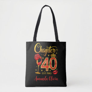 40e verjaardag, hoofdstuk 40 "Vrouwen" Tote Bag