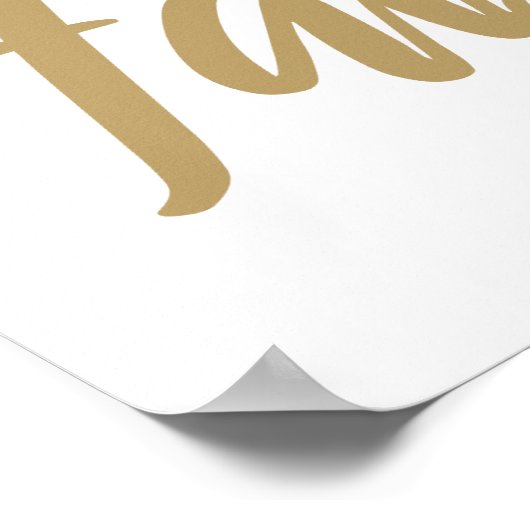 40e verjaardag Humor Poster (Hoek)