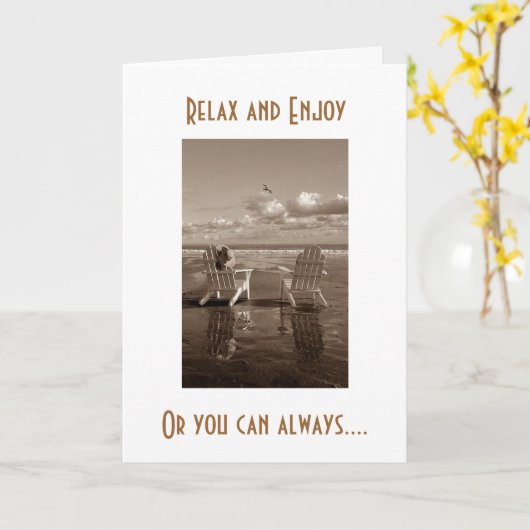 40e VERJAARDAG HUMOR-RELAX-PARTY ALS GEEN MORGEN Kaart (Gele Bloem)