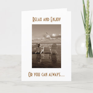40e VERJAARDAG HUMOR-RELAX-PARTY ALS GEEN MORGEN Kaart