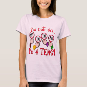 40e verjaardag Humor T shirt