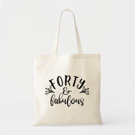 40e verjaardag Ideeën 40 en verbluffend Tote Bag (Voorkant)