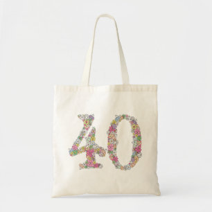 40e verjaardag Jubileum geschenk Show schoudertas Tote Bag