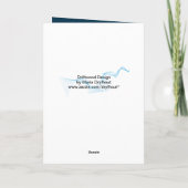 40e verjaardag kaarsen kaart (Achterkant)