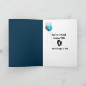 40e verjaardag kaarsen kaart (Binnen)