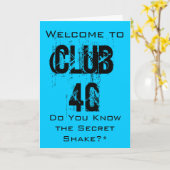 40e verjaardag kaart (Gele Bloem)