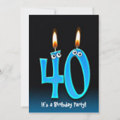 40e verjaardag kaart (Voorkant)