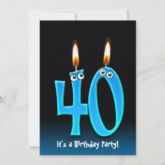 40e verjaardag kaart (Voorkant)