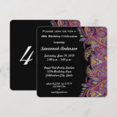 40e verjaardag kaart (Voorkant / Achterkant)