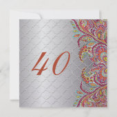 40e verjaardag kaart (Achterkant)
