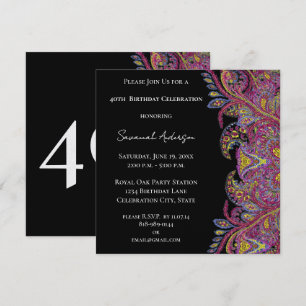 40e verjaardag kaart