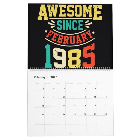 40e verjaardag kalender (Feb 2026)