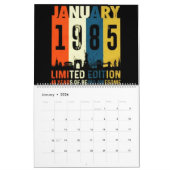 40e verjaardag kalender (Jan 2026)