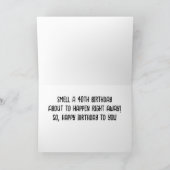 *40e VERJAARDAG* KAN HET EEN MIJL WEG RUIKEN! Kaart (Binnen)