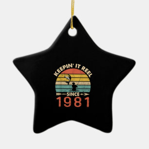 40e verjaardag - Keepin is terug sinds 1981 Keramisch Ornament