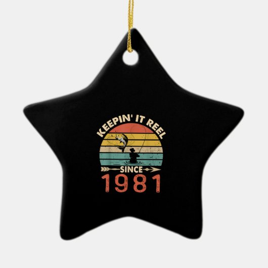 40e verjaardag - Keepin is terug sinds 1981 Keramisch Ornament (Voorkant)