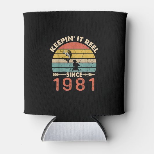 40e verjaardag - Keepin Reel sinds 1981 Vist Blikjeskoeler (Voorkant)