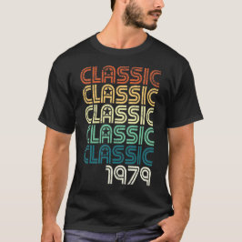 40e verjaardag Klassieke 40 jaar oude Retro G T-shirt